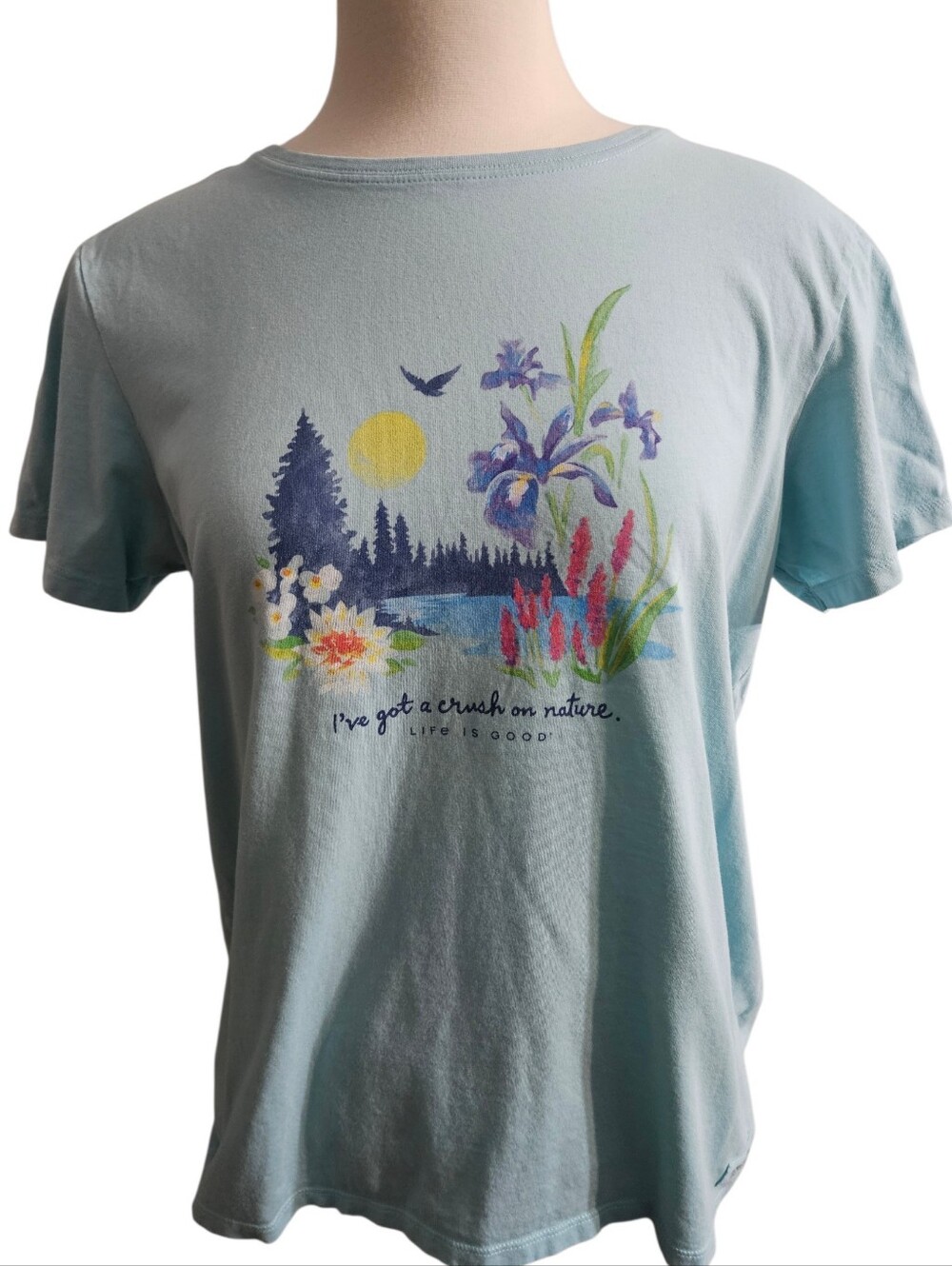 Life Is Good Women's Large Crusher Tee